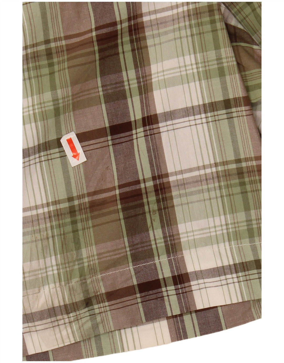 Pantaloncini chino da donna IZOD US 8 Medium W32 in cotone a quadri kaki