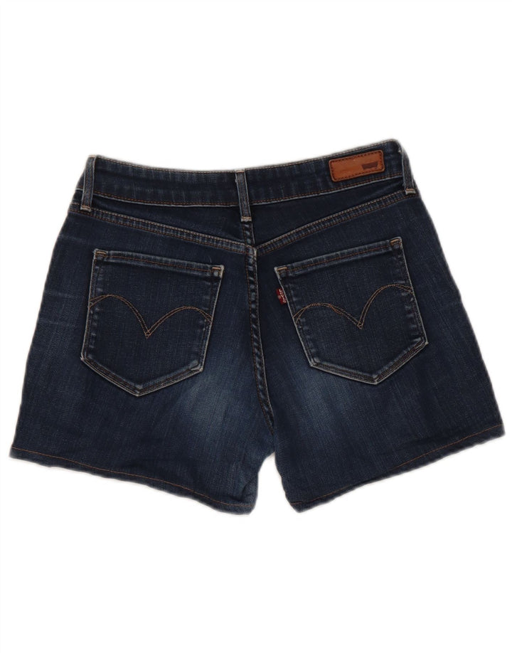 Pantaloncini di jeans Bold Curve da donna Levi's W28 cotone blu navy medio