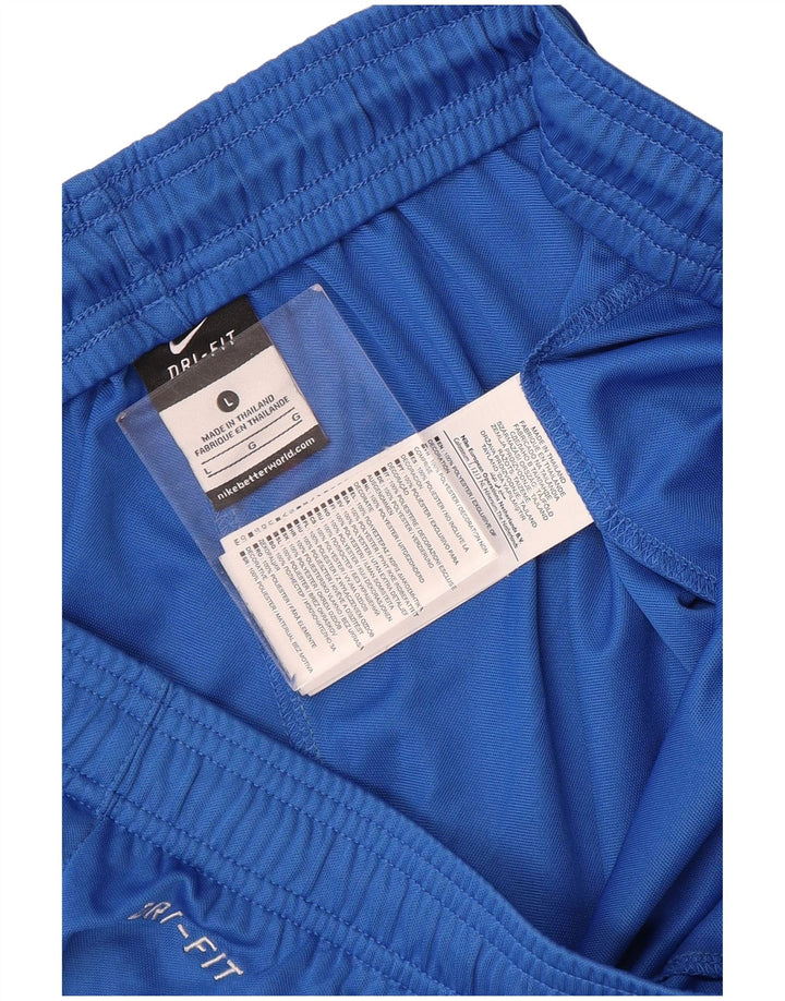 Pantaloncini sportivi Nike Dri Fit da uomo, grandi, in poliestere blu