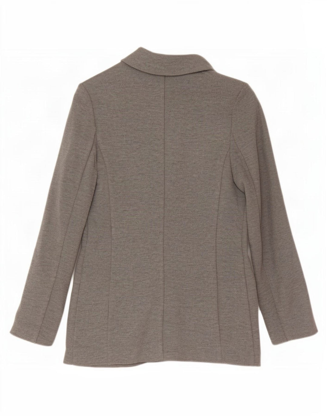 Giacca blazer dalla vestibilità rilassata da donna Marks & Spencer UK 6 XS poliestere grigio
