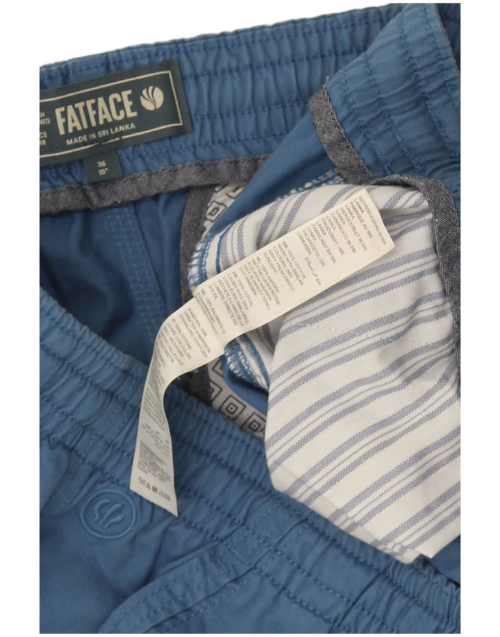 Pantaloncini chino da uomo Fat Face W36 grandi in cotone blu
