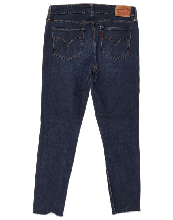 Jeans skinny Levi's 711 da donna W27 L25 cotone blu navy