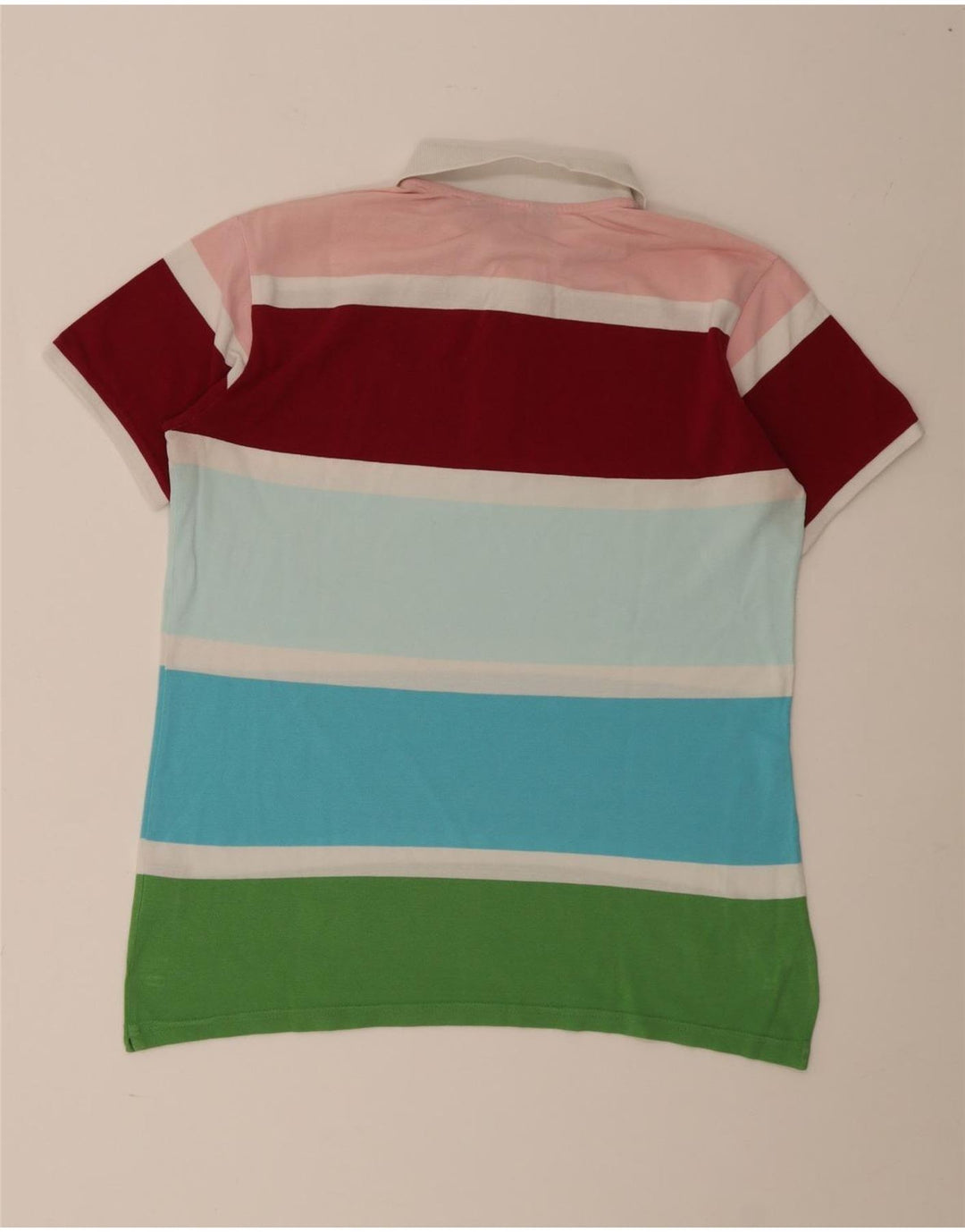 Polo Kappa Uomo Large in cotone rigato multicolore