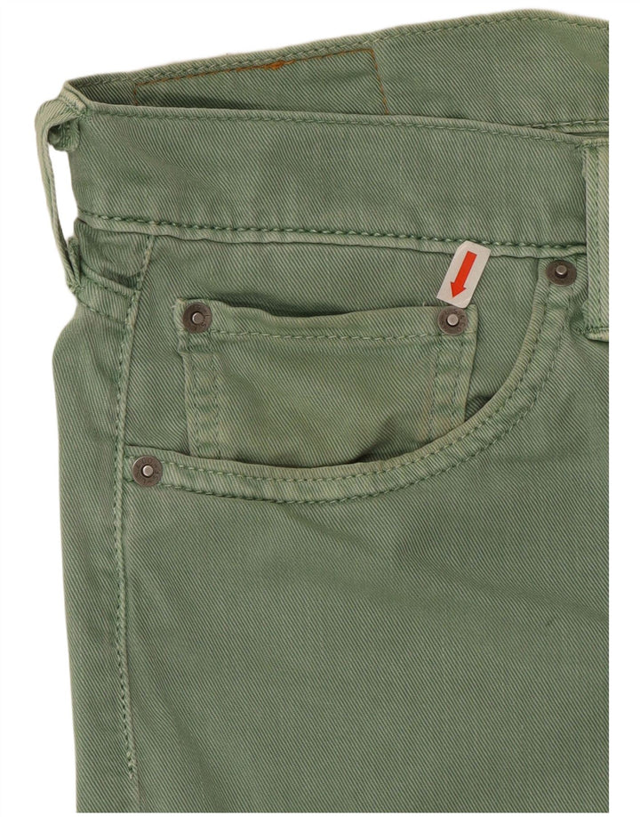 Jeans Levi's 508 affusolati da donna W32 L34 cotone verde