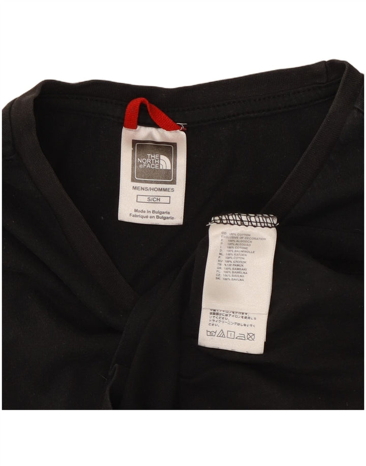 THE NORTH FACE T-shirt da uomo Top piccola in cotone nero
