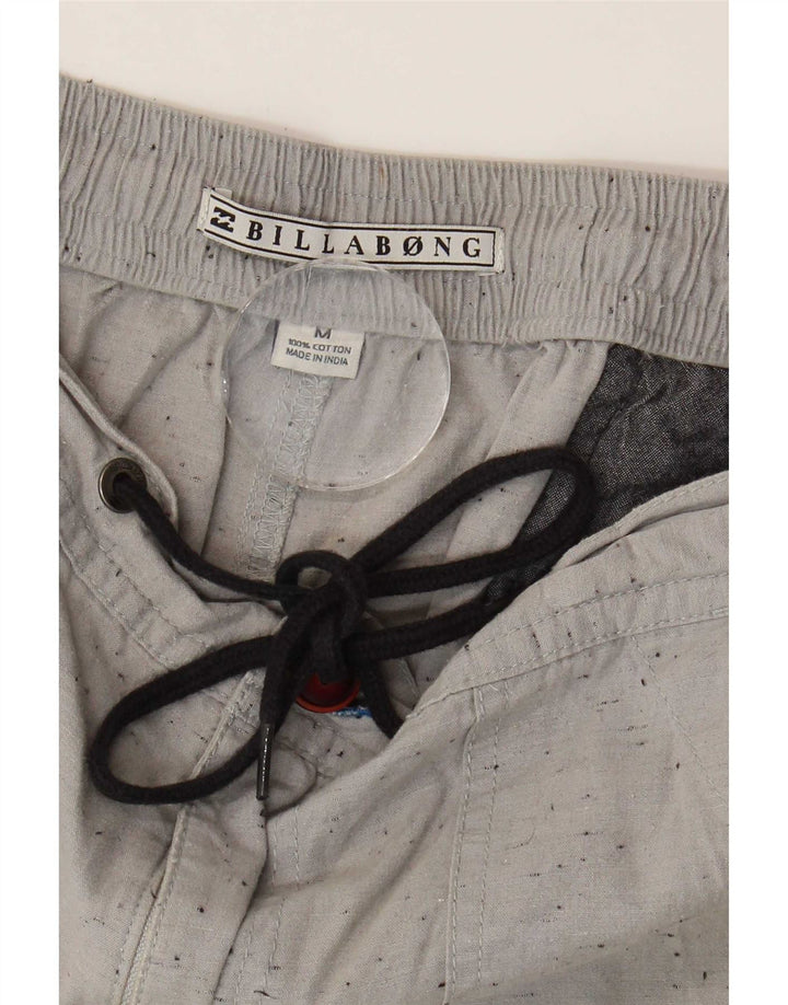Pantaloncini chino da uomo Billabong medi W30 cotone maculato grigio
