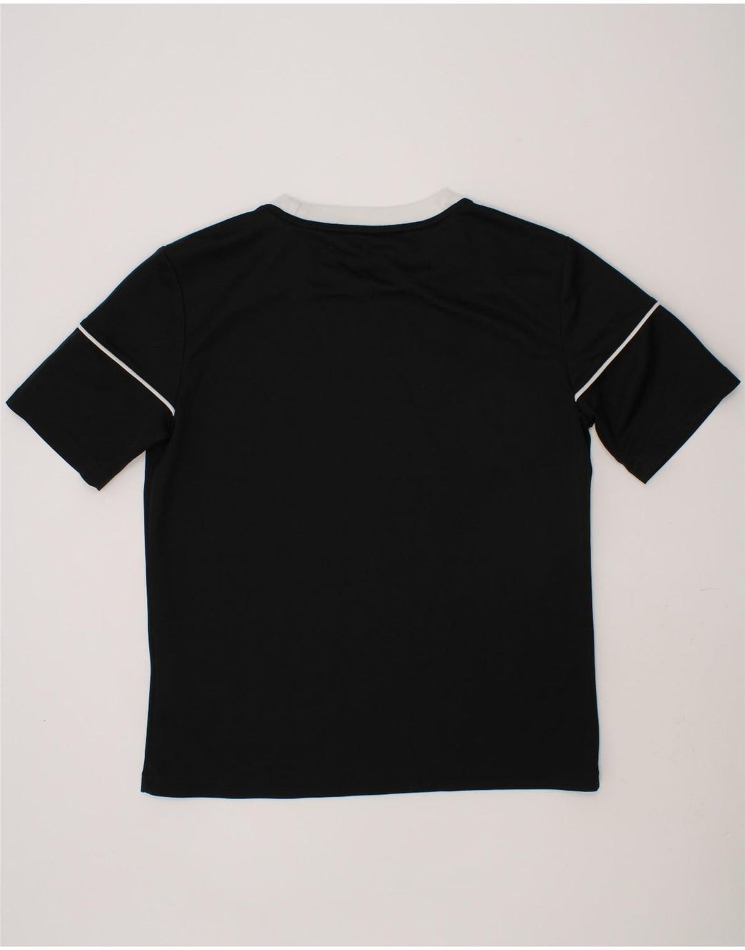 ADIDAS Boys Climalite T-Shirt Top 11-12 Years Medium Black Polyester Vintage Adidas and Second-Hand Adidas from Messina Hembry 