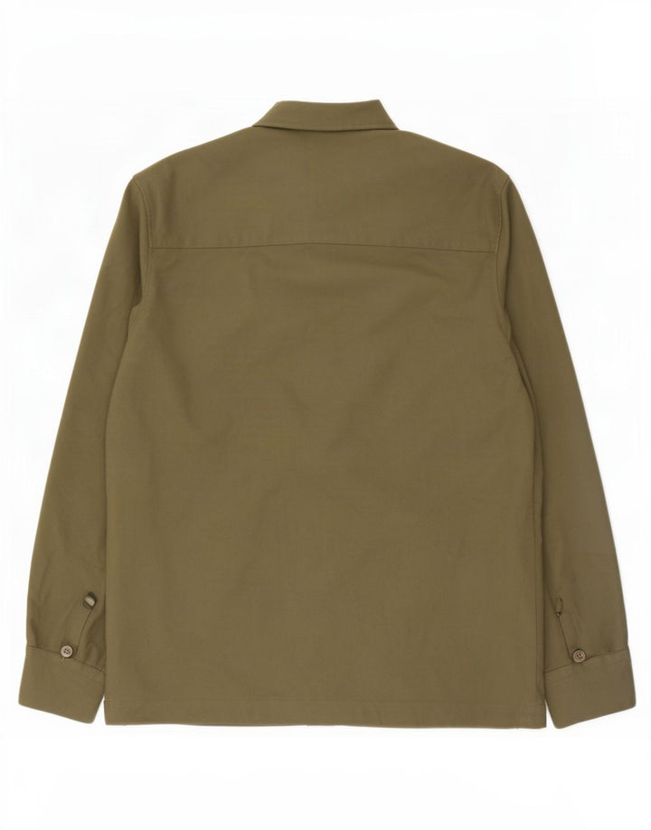Ted Baker Camicia da uomo Taglia 3 Medio Poliestere kaki