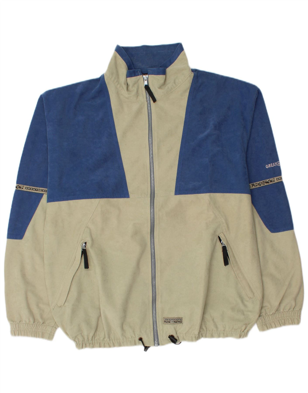 Tuta intera da uomo in velluto Great Escapes EU 52 Large Blue Colourblock