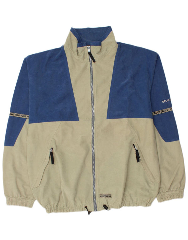 Tuta intera da uomo in velluto Great Escapes EU 52 Large Blue Colourblock