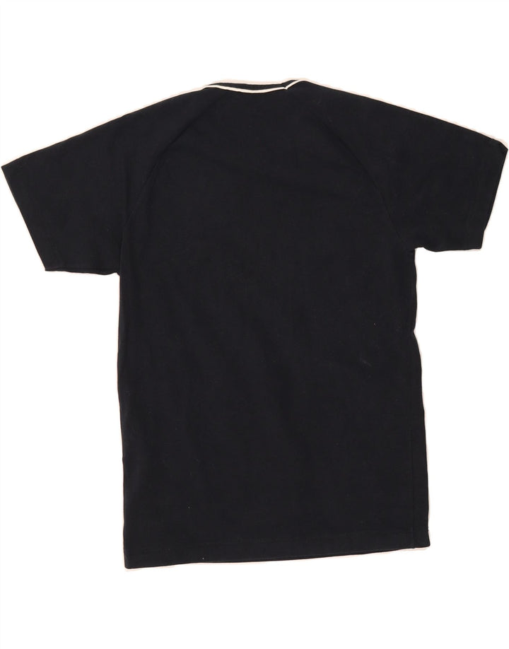 CHAMPION Womens Graphic T-Shirt Top UK 12 Medium Black Cotton Vintage Champion and Second-Hand Champion from Messina Hembry 