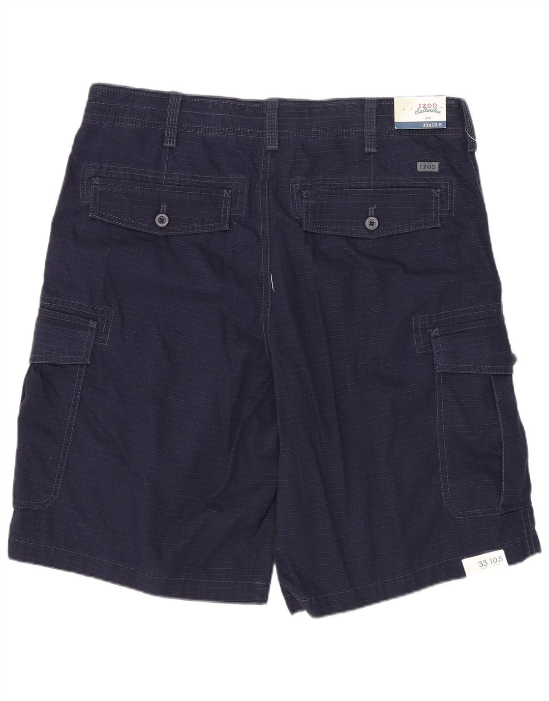 Pantaloncini cargo da uomo in acqua salata IZOD W33 cotone blu navy medio