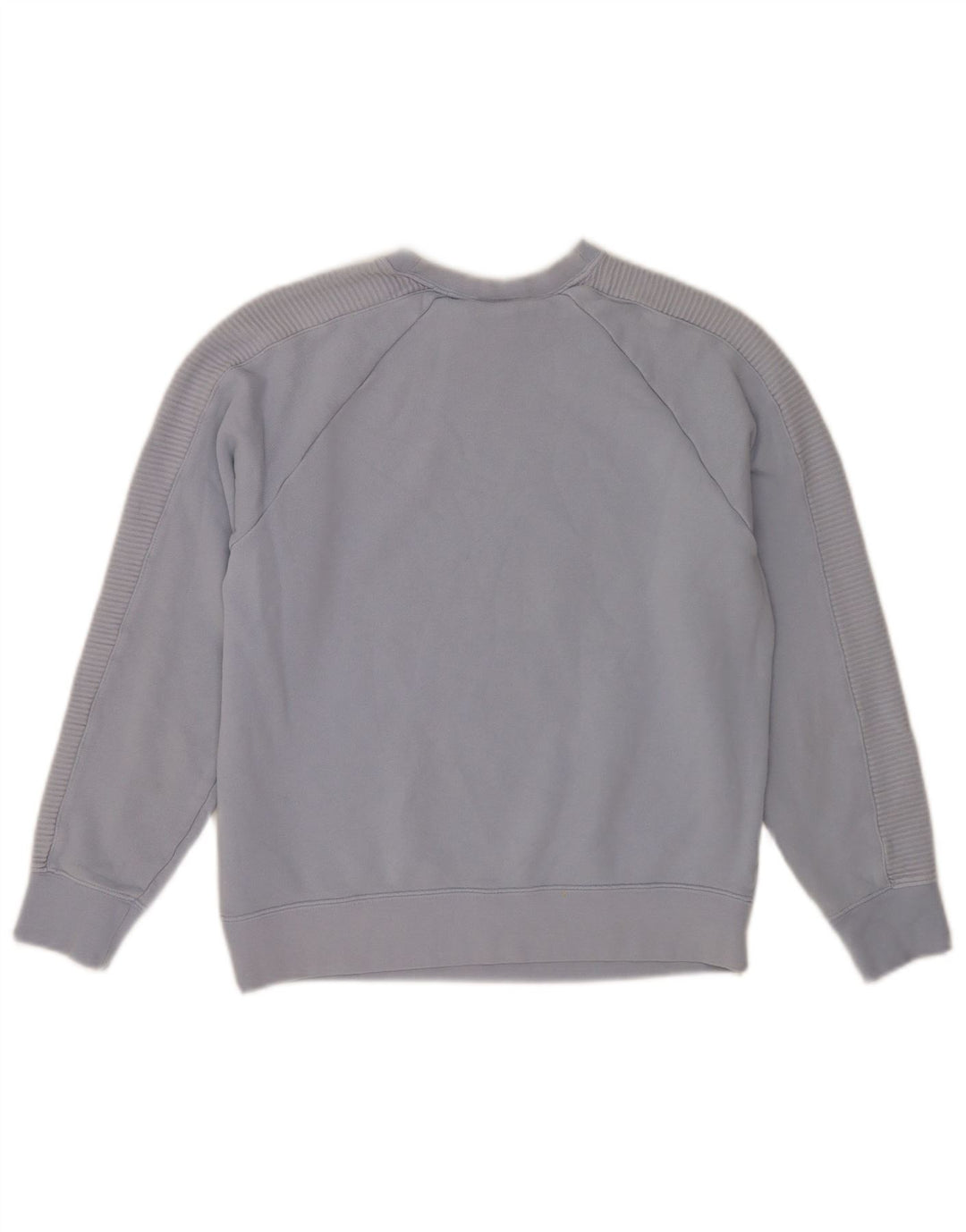 Felpa grafica da donna Adidas Jumper UK 10 Small Blue Cotton