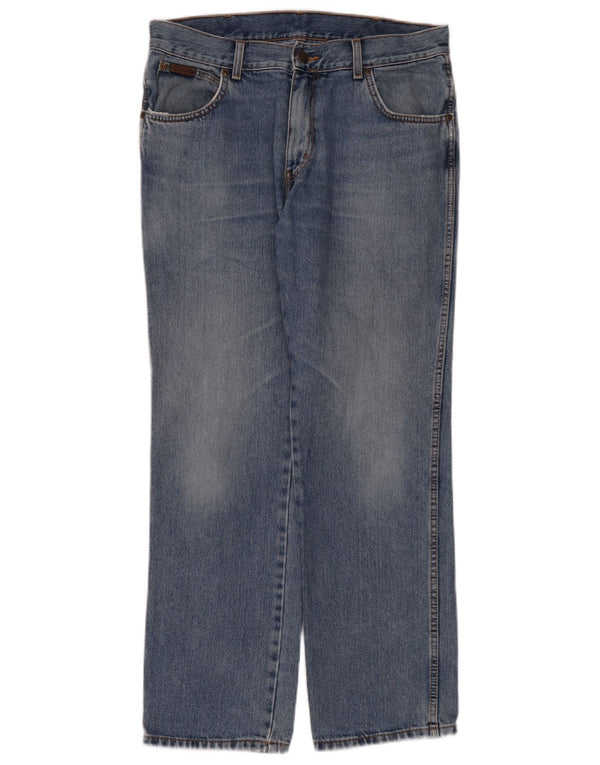 Jeans dritti da uomo Wrangler Texas W34 L30 cotone blu