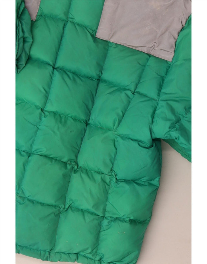 INVICTA Giacca imbottita con cappuccio da uomo IT 48 Nylon color block medio turchese