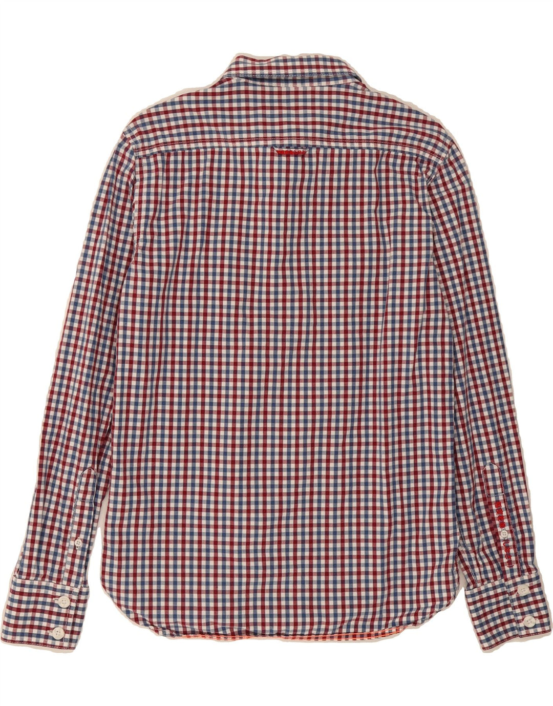 SUPERDRY Mens Shirt Medium Multicoloured Check Cotton Vintage Superdry and Second-Hand Superdry from Messina Hembry 