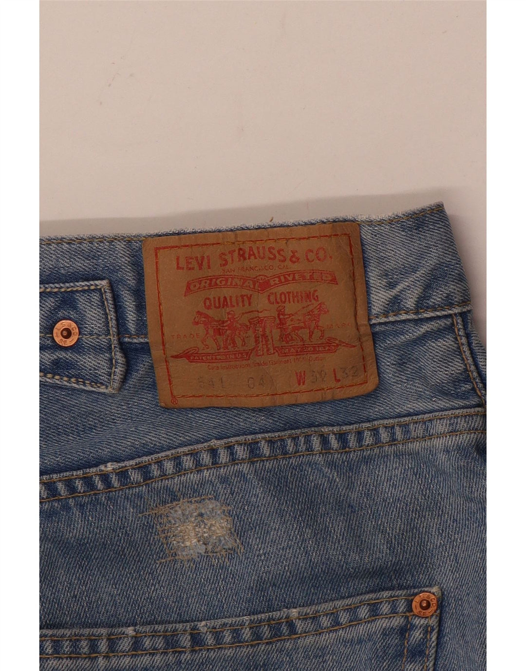 Levi's Uomo 541 Jeans affusolati W32 L32 Blu
