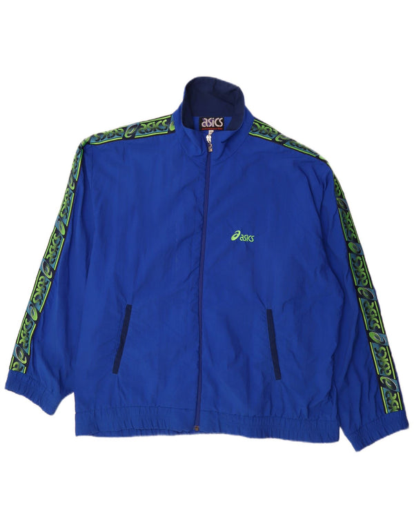 Giacca sportiva da uomo con grafica Asics IT 50 Colorblock blu medio