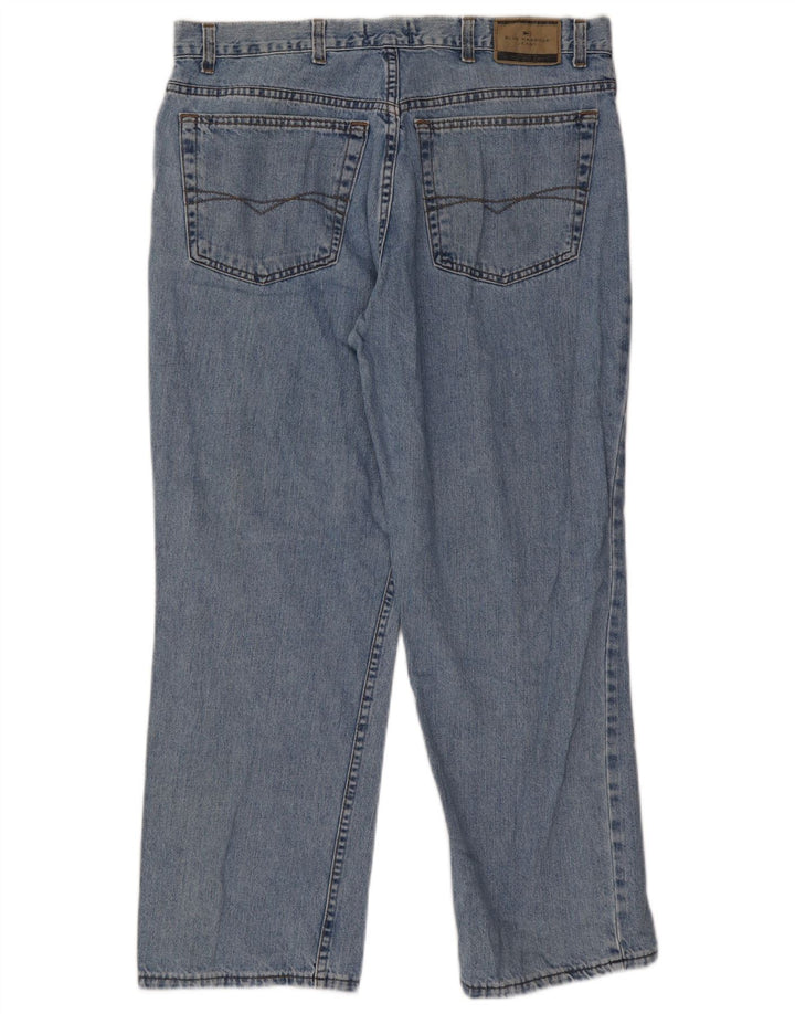Jeans dritti da uomo Marks & Spencer W38 L29 cotone blu