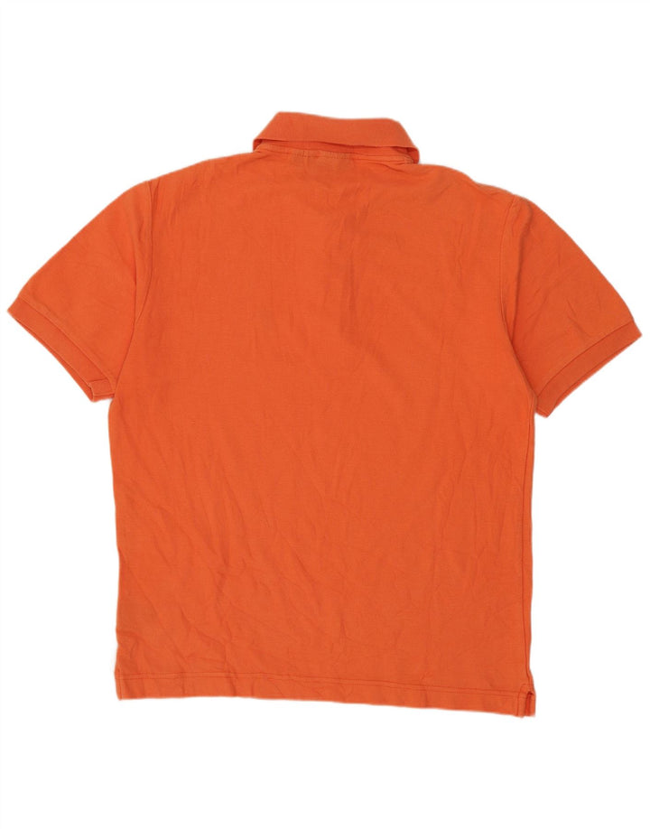 Polo da uomo Fila in cotone arancione medio