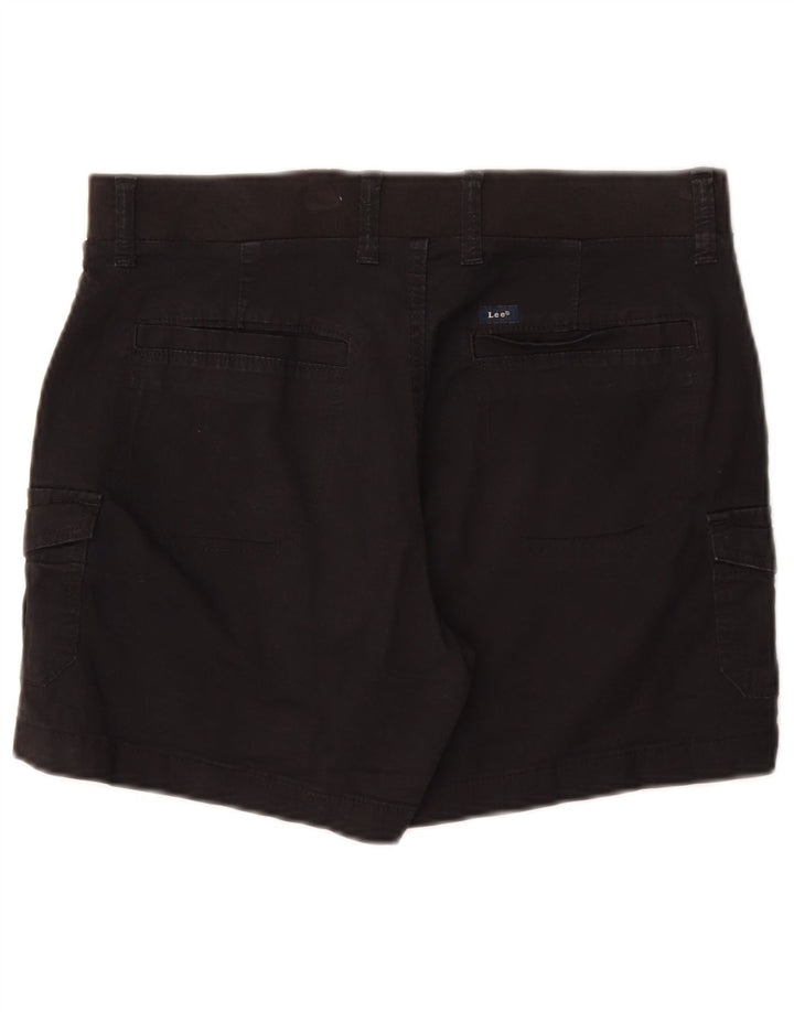 Pantaloncini cargo Lee da donna a vita media con vestibilità rilassata US 8 medi W30 cotone nero