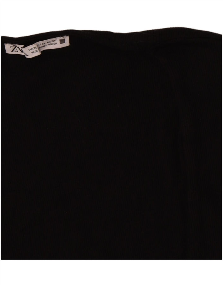 Canotta da donna Zara UK 18 XL Nera