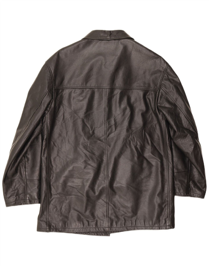 Giacca Pelle Uomo Conbipel IT 50 Large Pelle Nera
