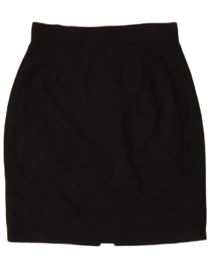 Gonna a tubino da donna Benetton IT 44 media W28 acetato nero