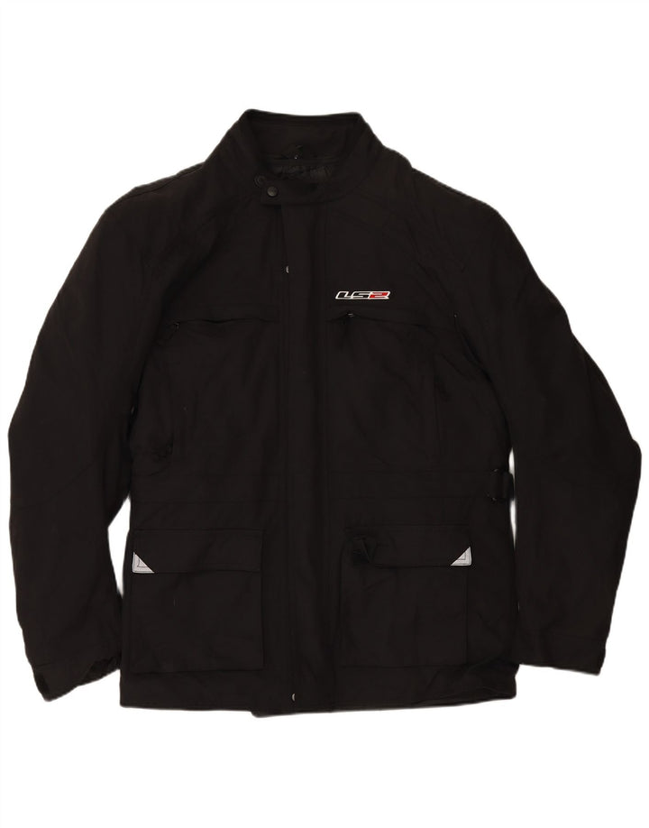 Giacca da corsa grafica da uomo LS2 Apparel UK 48 4XL Poliammide nera