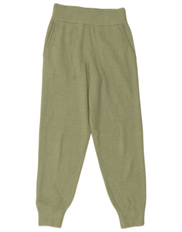 JACK WILLS Womens Oversized Knit 2 Piece Set UK 6 XS Green Polyester