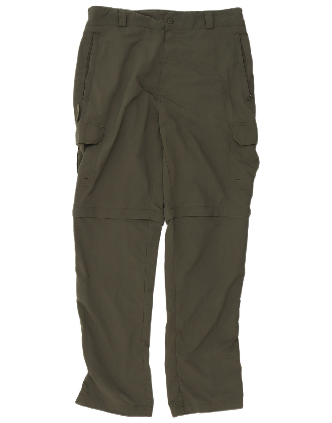 Pantaloni cargo dritti da uomo Mountain Warehouse W34 L32 poliestere verde