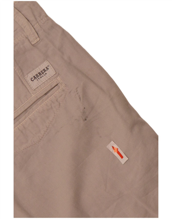 Pantaloncini chino da uomo Carrera IT 56 3XL W38 Cotone grigio