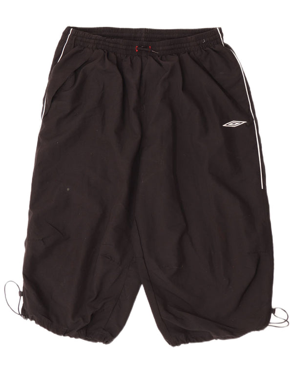 Pantaloncini sportivi Bermuda da uomo Umbro 2XL Poliestere nero