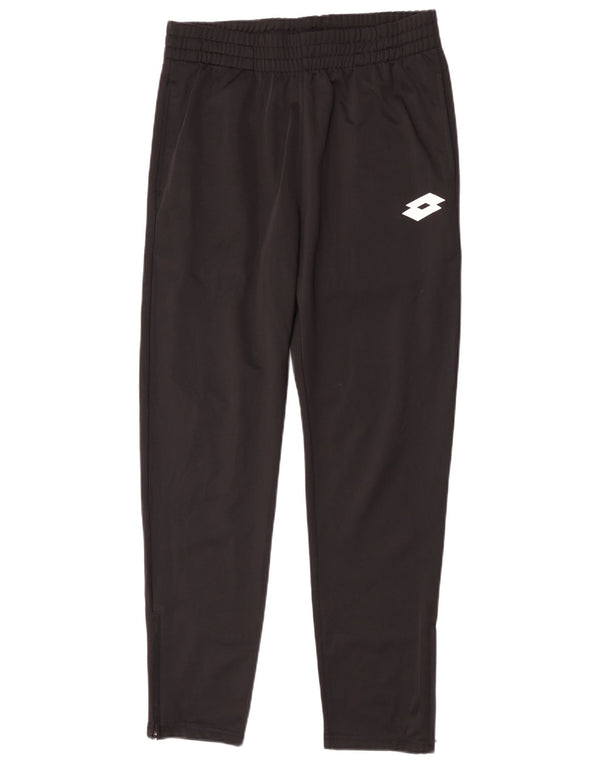 Pantaloni da tuta da uomo Lotto Small neri in poliestere