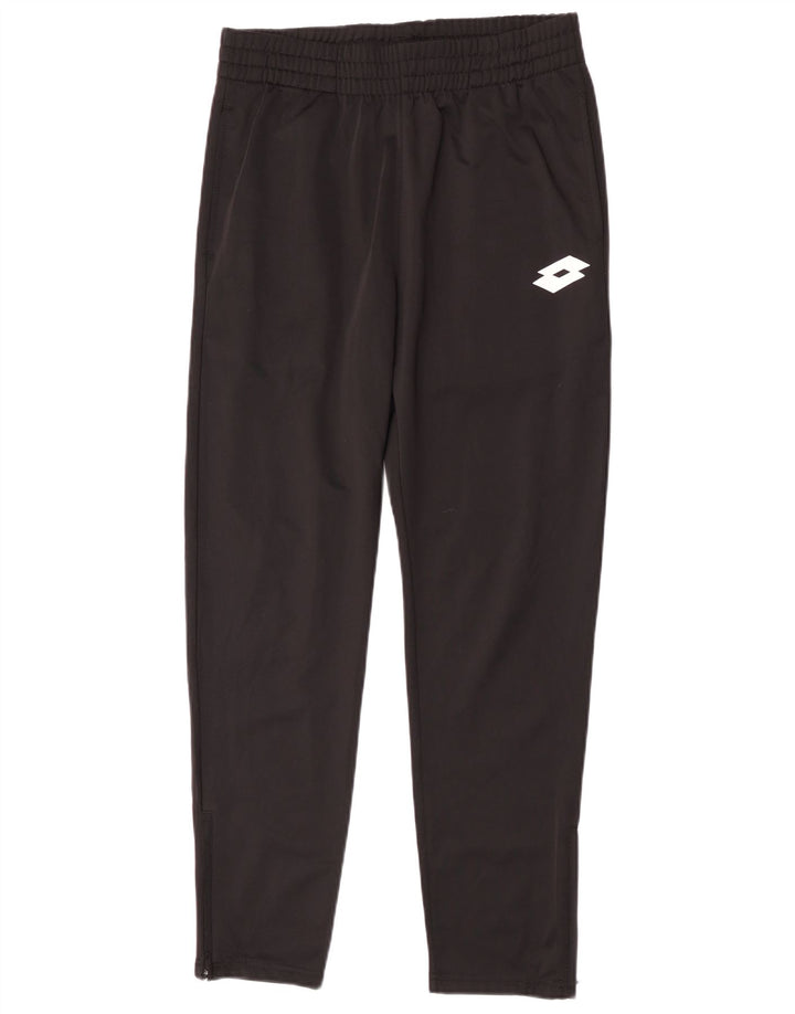 Pantaloni da tuta da uomo Lotto Small neri in poliestere