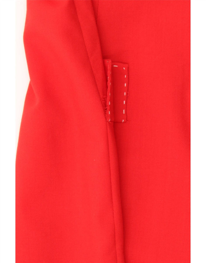 LUISA SPAGNOLI Womens Sheath Dress IT 42 Medium Red Virgin Wool Vintage Luisa Spagnoli and Second-Hand Luisa Spagnoli from Messina Hembry 