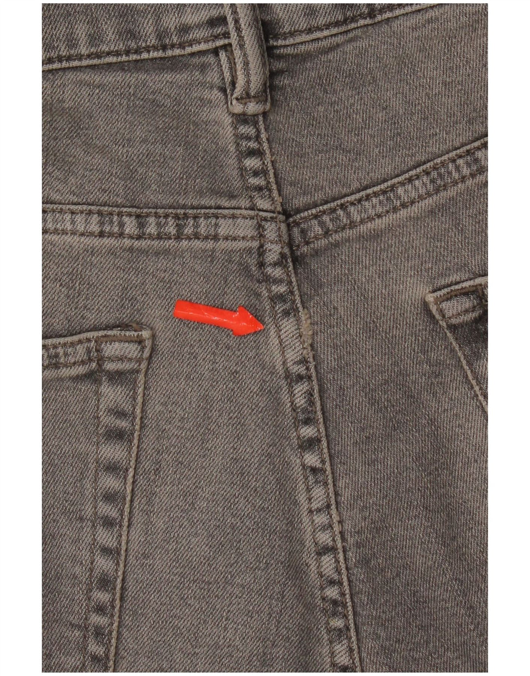 Jeans slim da uomo Zara EU 44 Large W34 L31 Cotone grigio