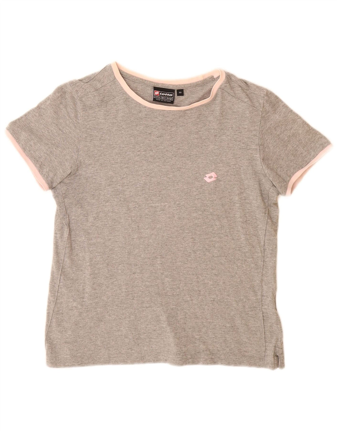 T-shirt da donna LOTTO Top UK 6 XS grigio chiazzato
