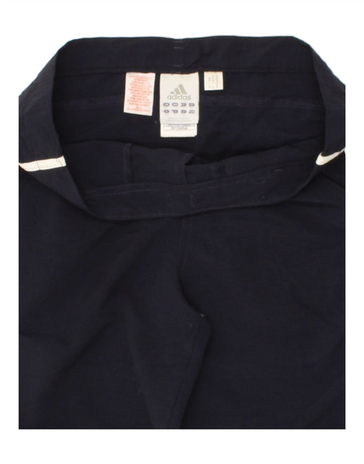 ADIDAS Boys Graphic Sport Shorts 11-12 Years Navy Blue Polyamide Vintage Adidas and Second-Hand Adidas from Messina Hembry 