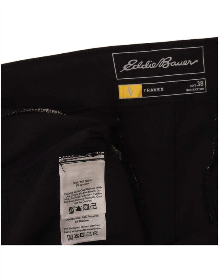 Pantaloncini chino da uomo Eddie Bauer W38 XL nylon nero