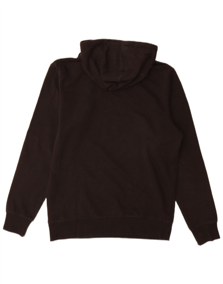Jack & Jones Felpa con cappuccio grafica da uomo in cotone nero medio