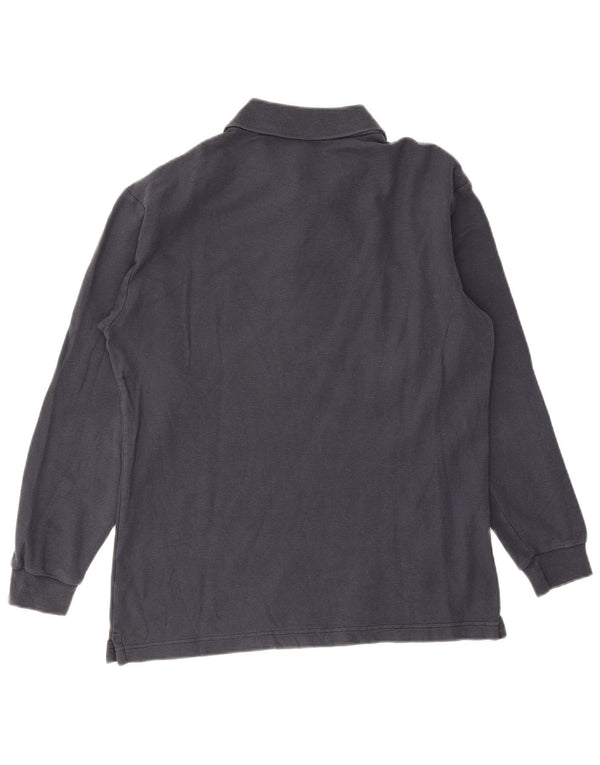 Polo da uomo a maniche lunghe Fila IT 46 Small Blu Navy
