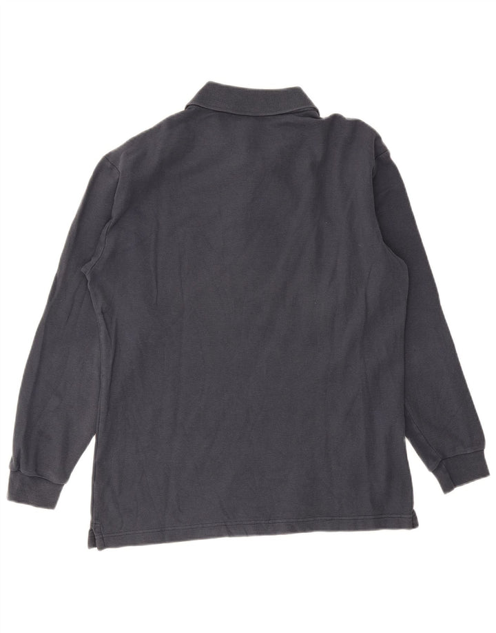 Polo da uomo a maniche lunghe Fila IT 46 Small Blu Navy