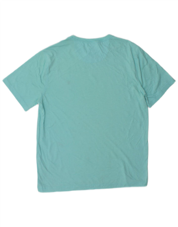 T-shirt da uomo IZOD Salt Water Top in cotone blu piccolo