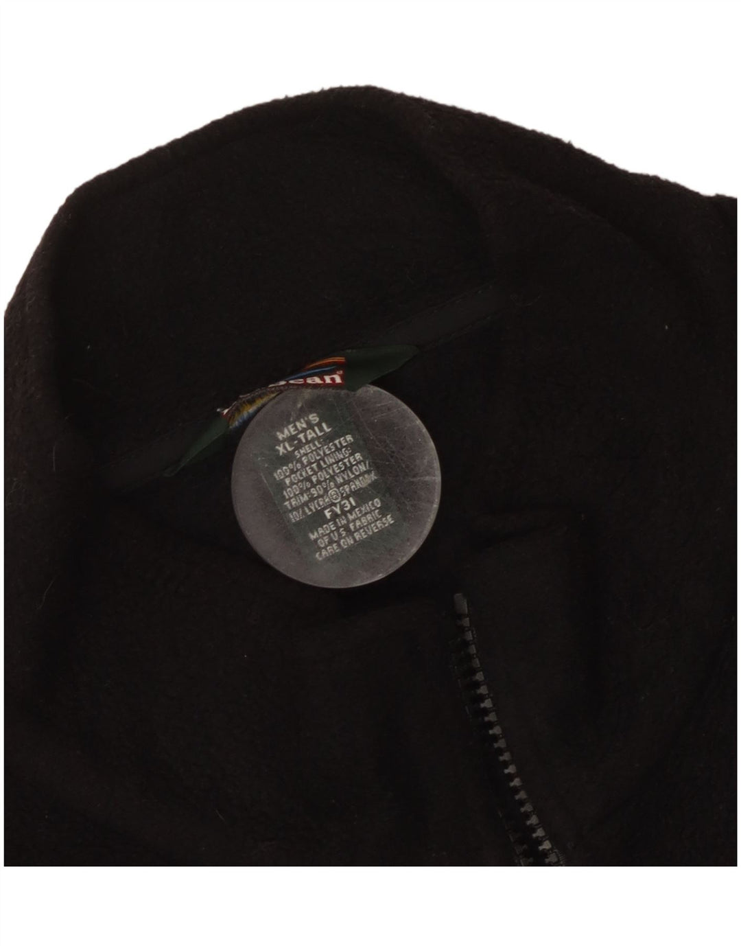 Giacca in pile da uomo L.L.Bean UK 42 XL Poliestere nero