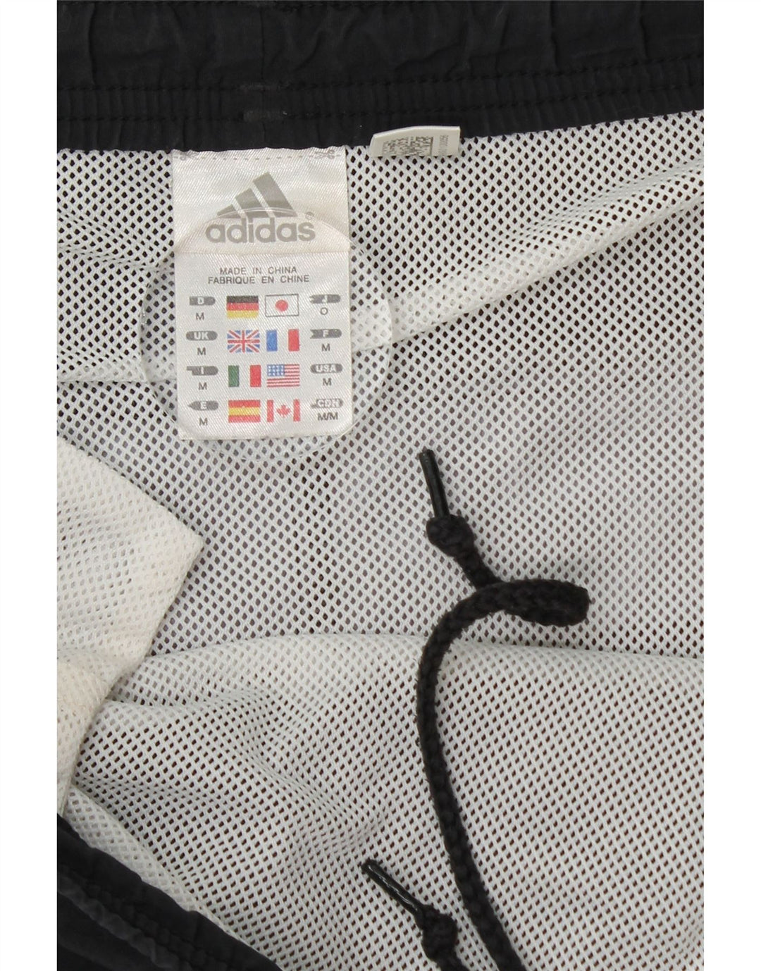 Pantaloncini da bagno Adidas da uomo medi blu navy color block in poliammide