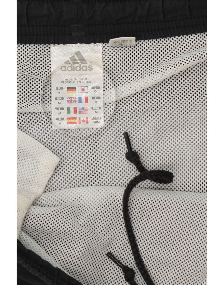 Pantaloncini da bagno Adidas da uomo medi blu navy color block in poliammide