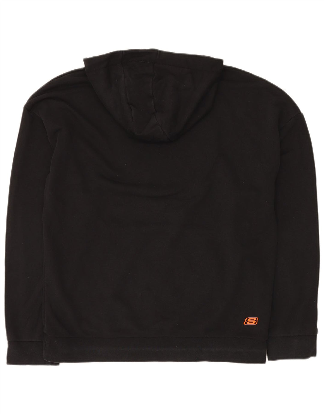 Maglione con cappuccio da uomo SKECHERS grande in cotone nero