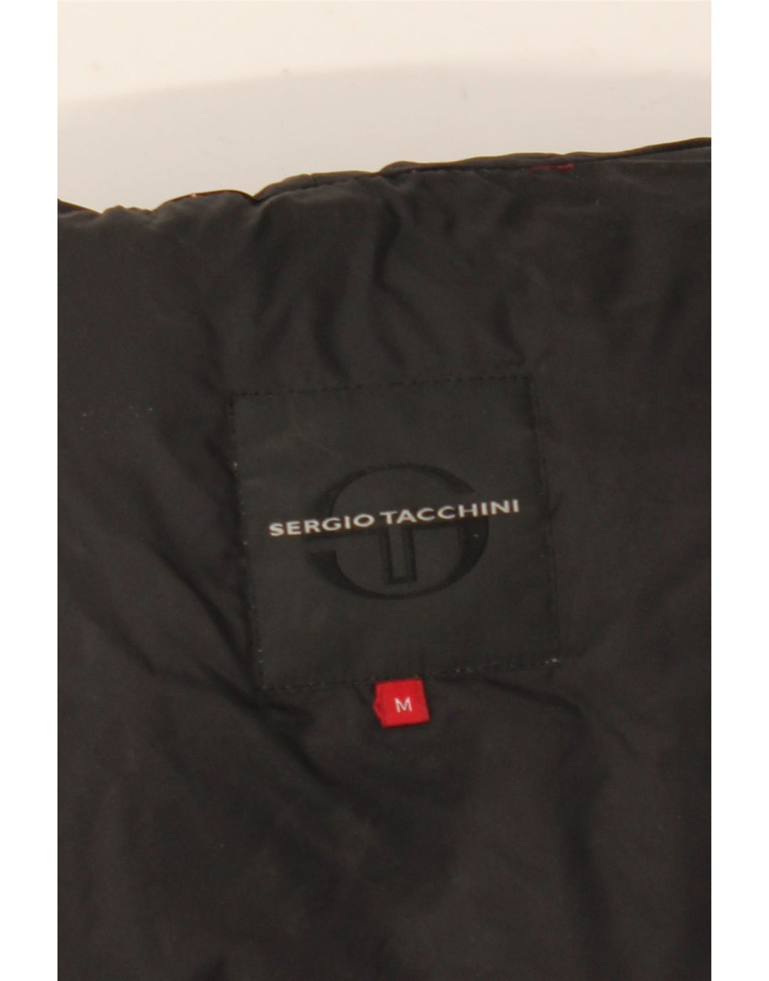 Cappotto imbottito da donna Sergio Tacchini UK 14 nylon nero medio