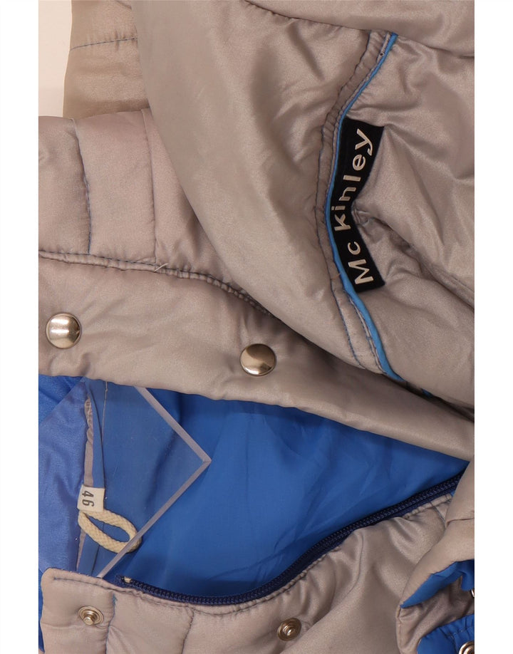 Giacca imbottita con cappuccio da uomo MC Kinley IT 46 Small Poliestere grigio